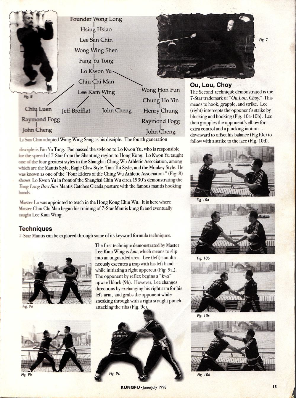 Magazine article about Grandmaster Lee Kam Wing, page 3